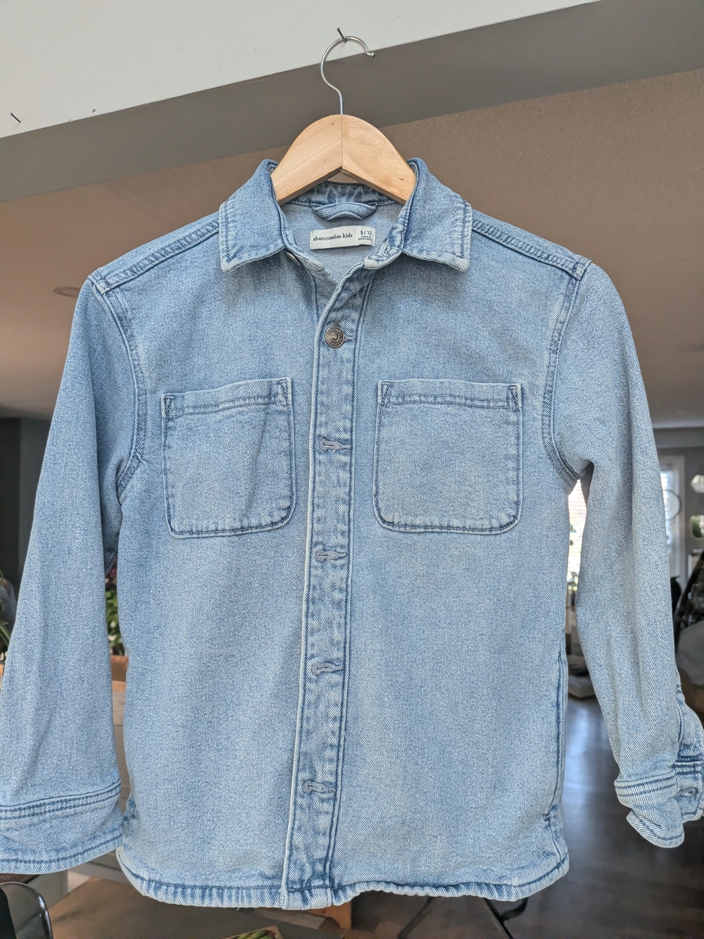 Abercrombie And Fitch kids Light Blue Denim Jacket